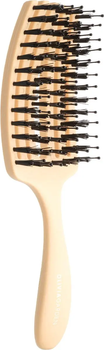 Olivia Garden Fingerbrush mini - Geel