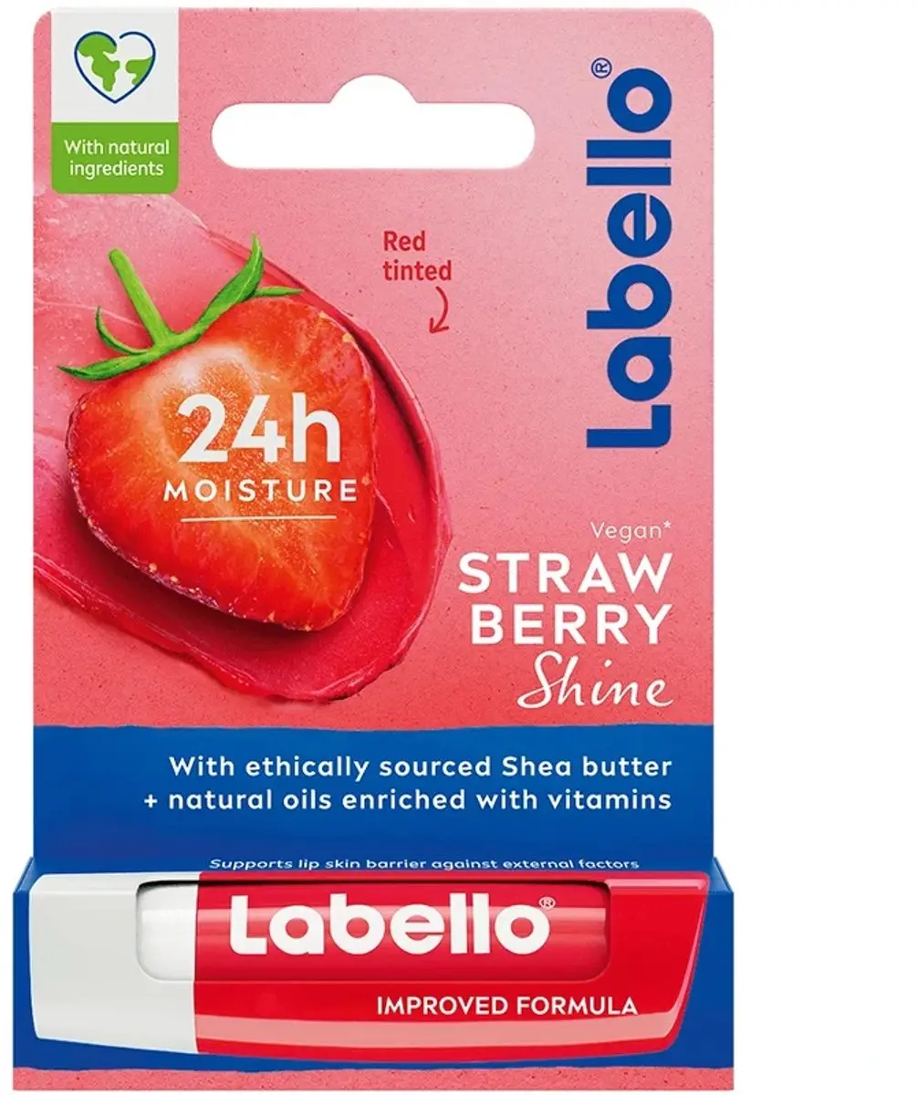 Labello Strawberry Shine Lippenbalsem 4g
