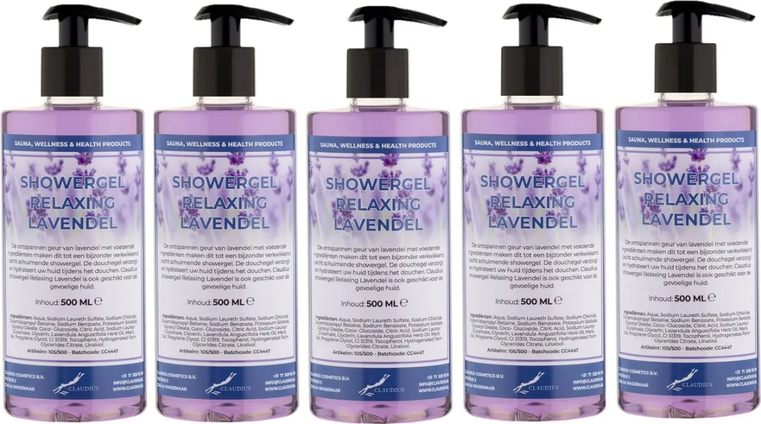 Splashbox Cosmetics Douchegel Relaxing Lavendel 500ml