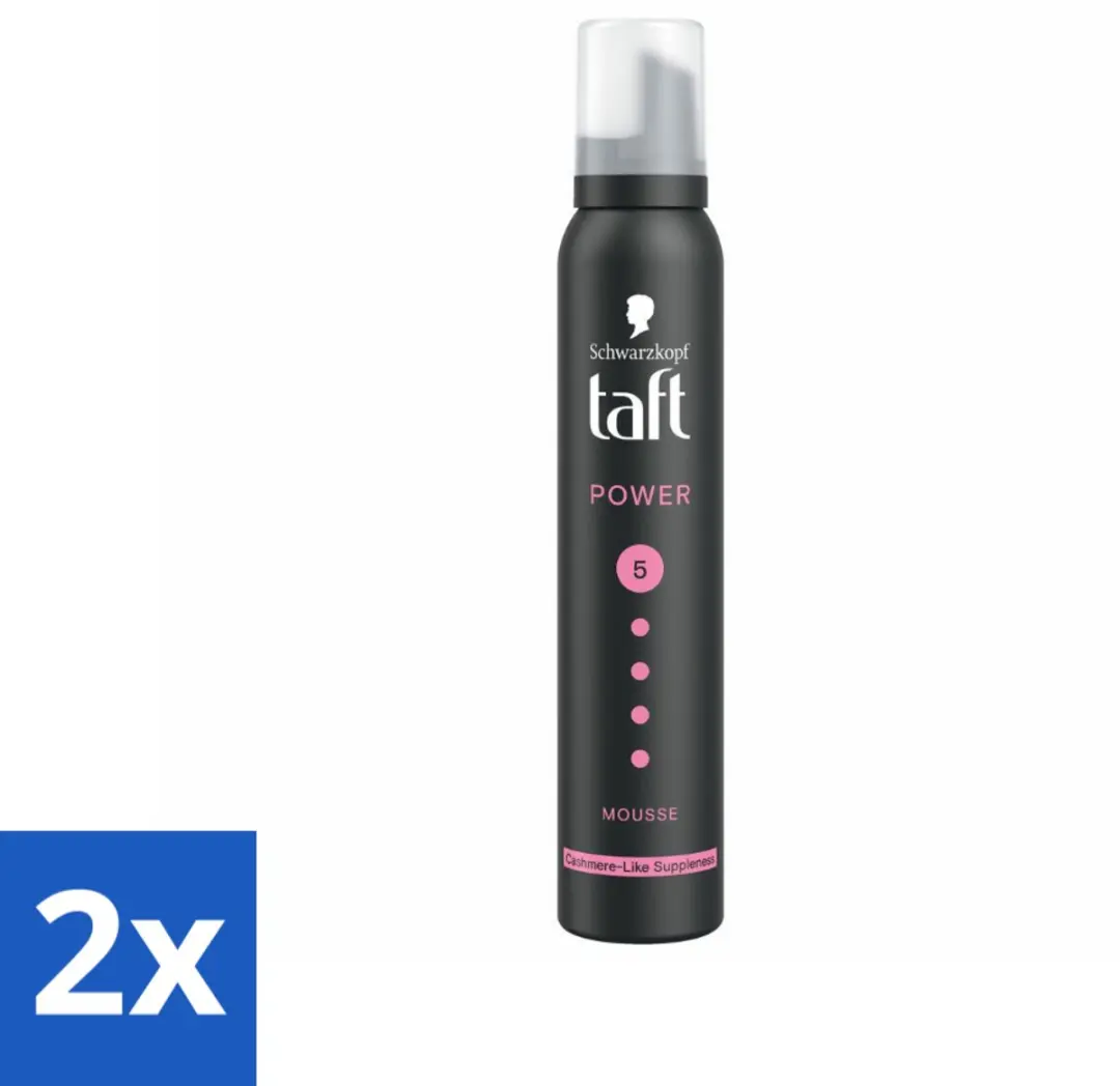 Taft Power 5 Haarmousse 400ml (2x200ml)