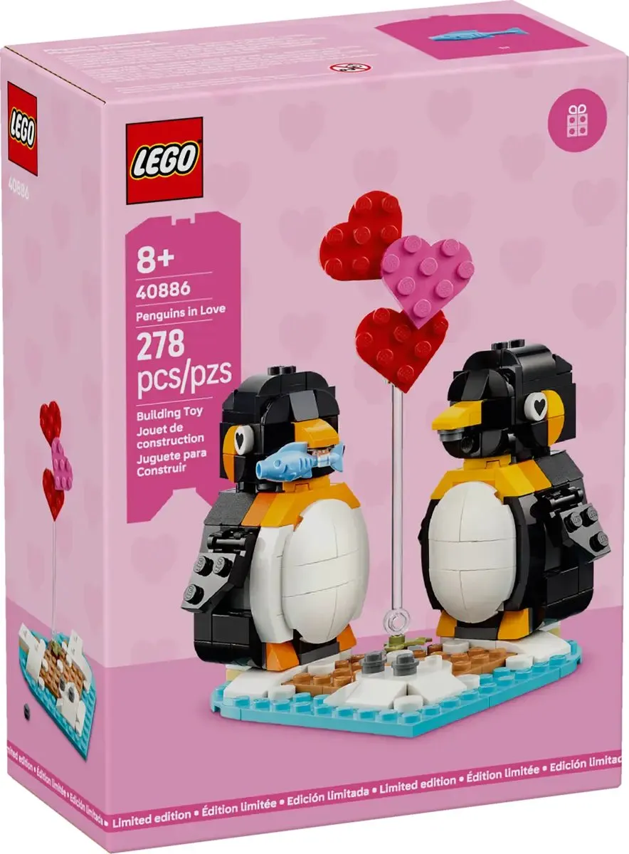 LEGO Valentijn 40886 Verliefde Pinguïns