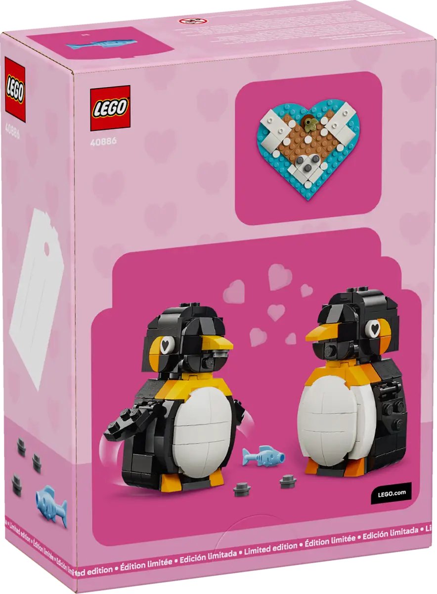 LEGO Valentijn 40886 - Verliefde pinguïns