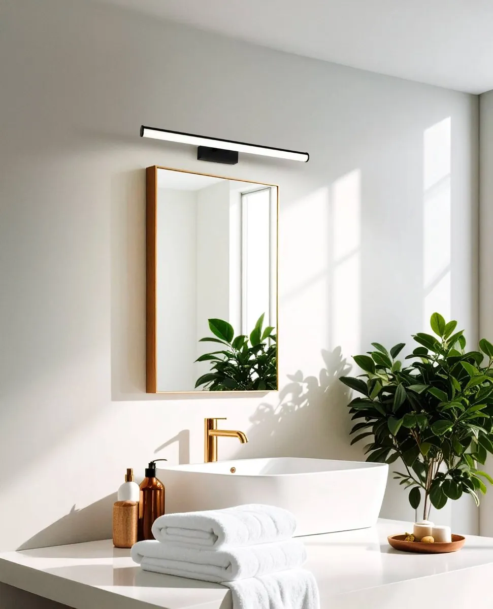 Eglo Vadumi Spiegellamp LED 60cm - Zwart/Wit