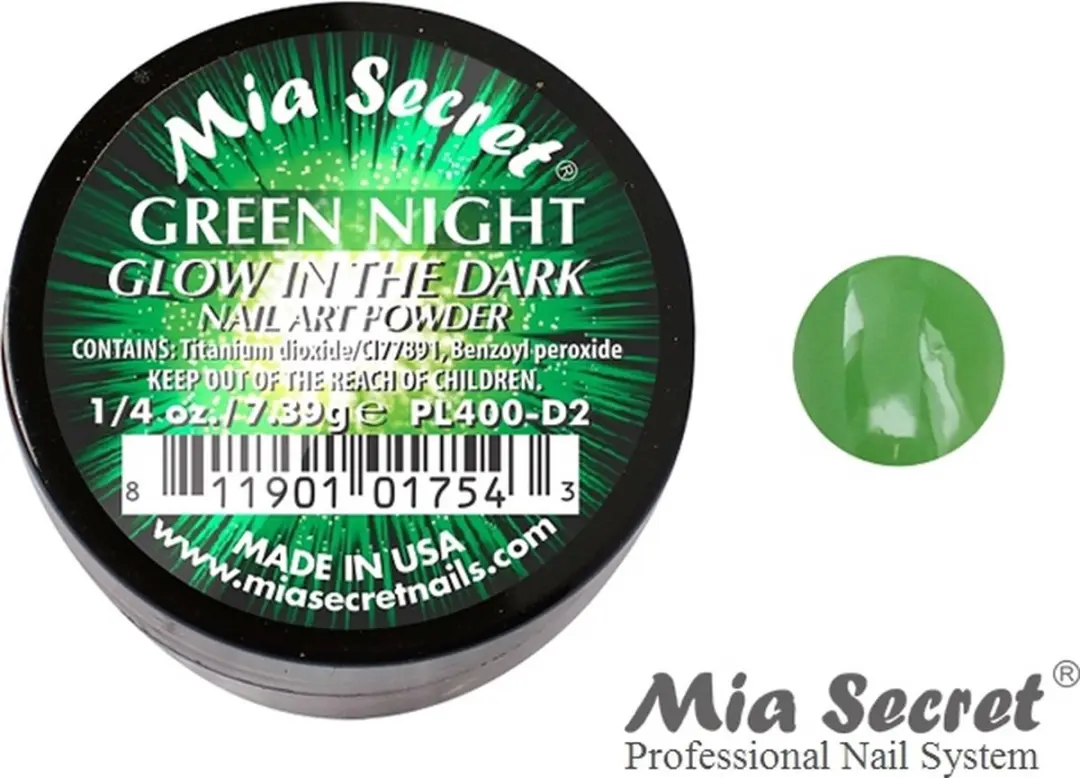 Mia Secret Glow Acrylpoeder Green Night 7.5ml