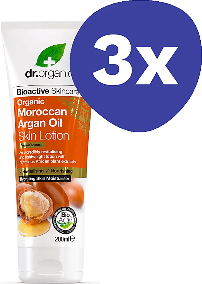 Dr Organic Argan Olie Bodylotion 200ml