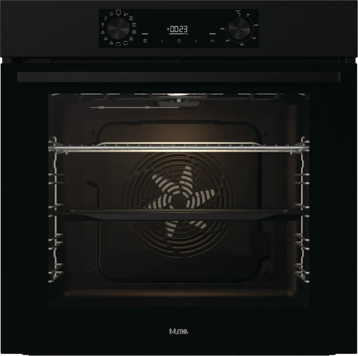 Etna OM316MZ Inbouwoven 77L - Matzwart