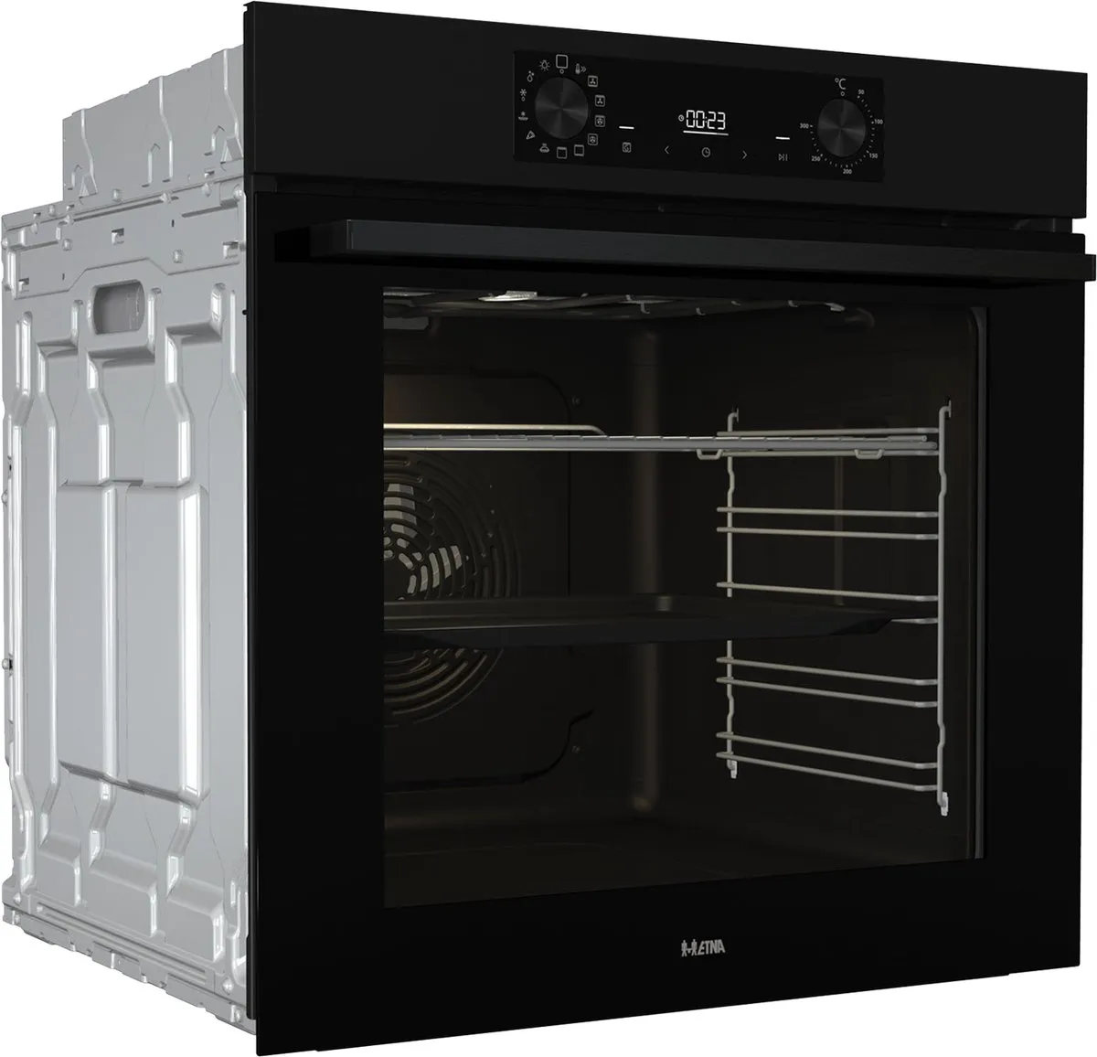 Etna OM316MZ Inbouwoven 77L - Matzwart