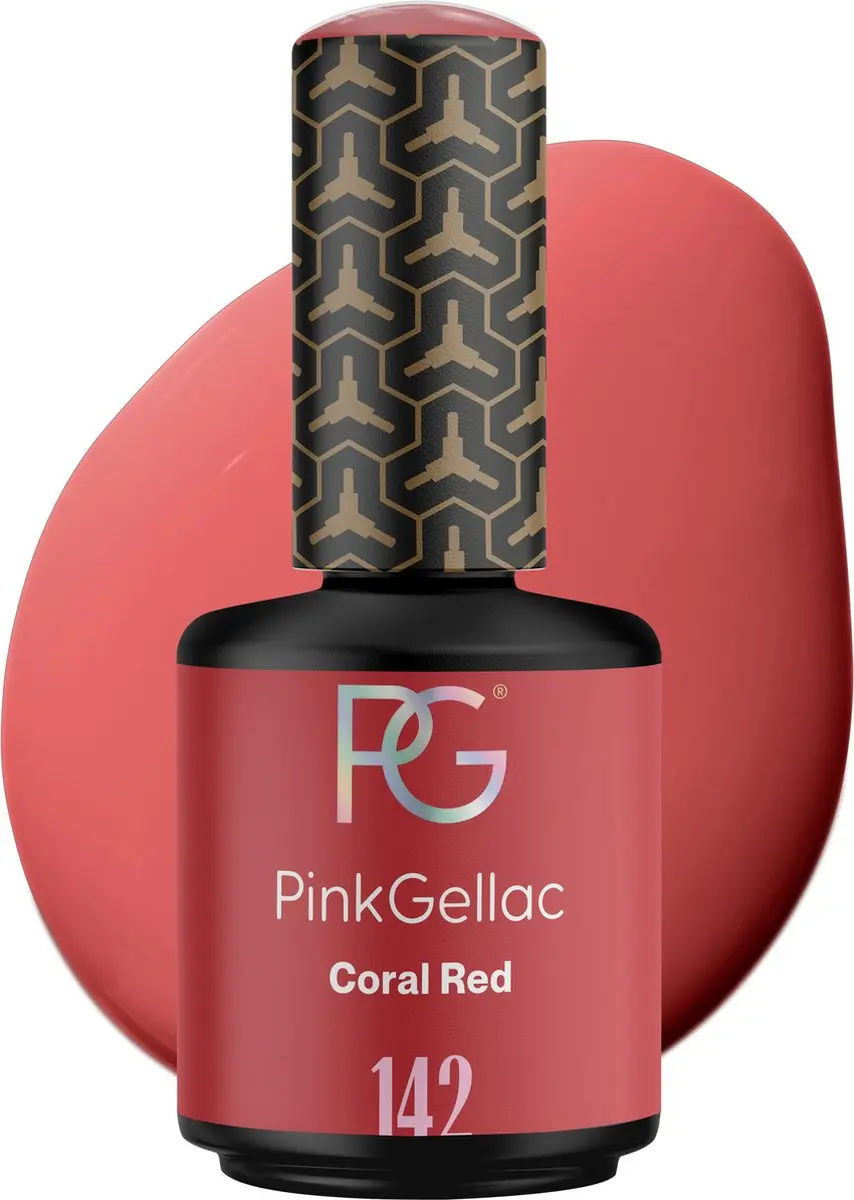 Pink Gellac Coral Red 142 Gellak 15ml
