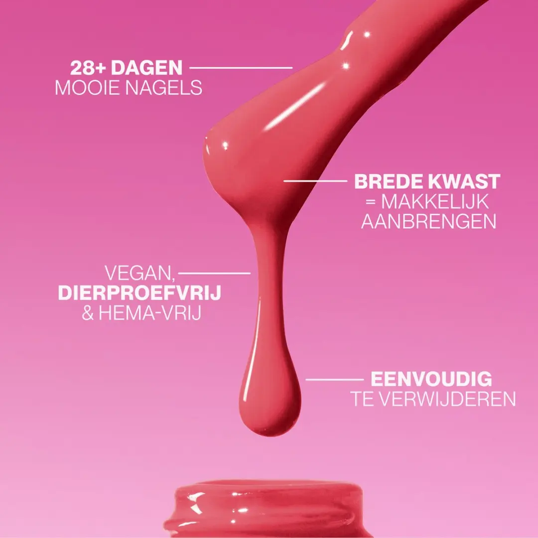 Pink Gellac Coral Red 142 Gellak 15ml