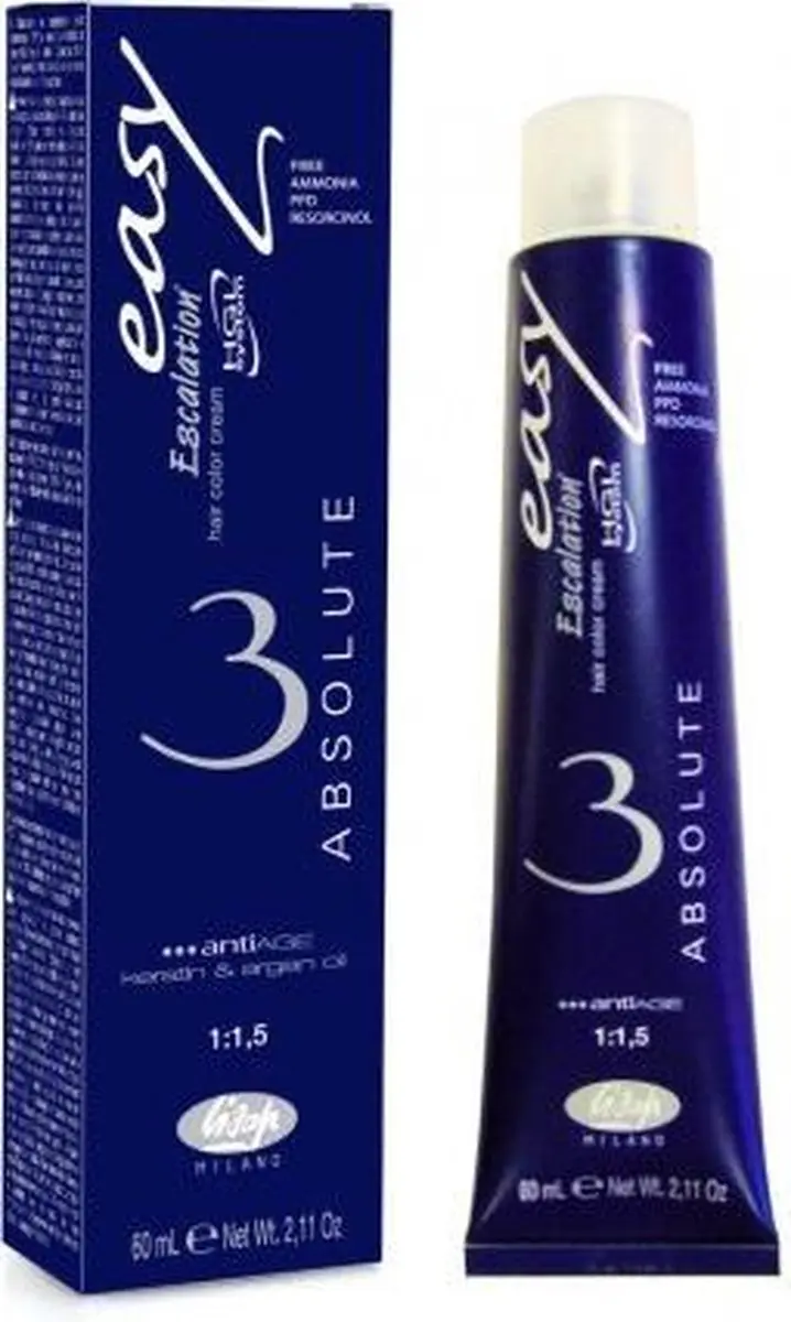 Lisap Absolute 3 77/07 Hazelnoot Haarkleuring 60ml