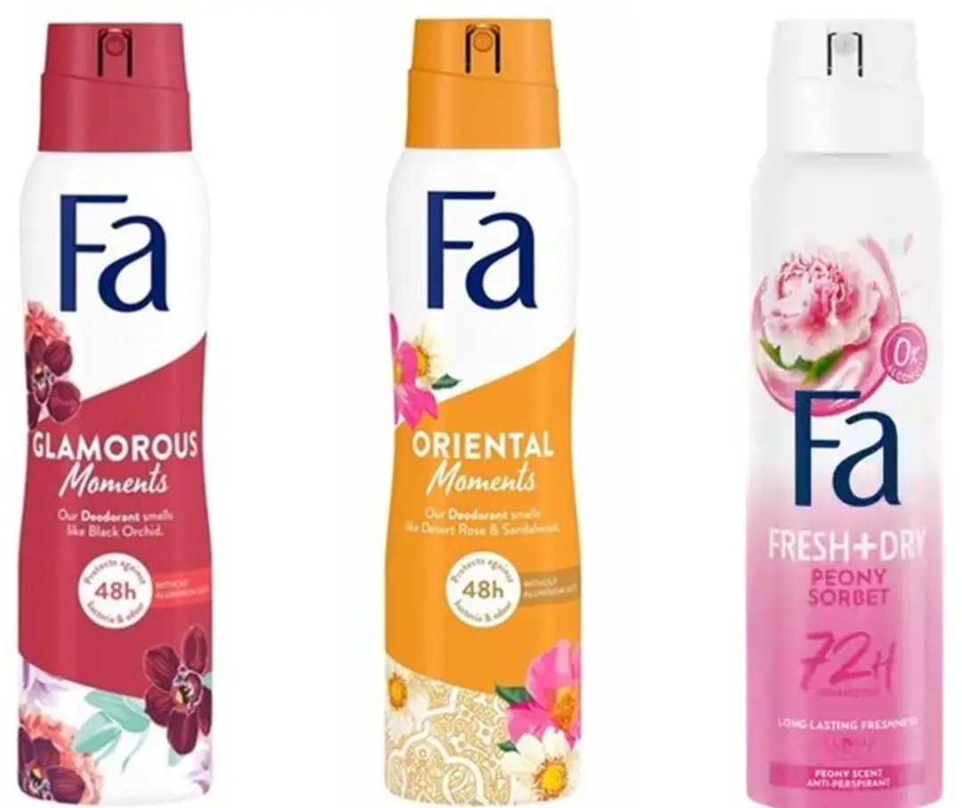 FA Deo Spray Glamorous/Sweet Rose/Oriëntal Moments