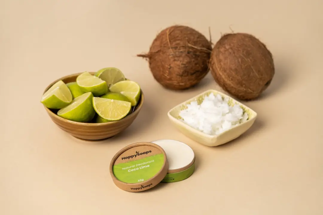 HappySoaps Natuurlijke Deodorant Kokos & Limoen 50g