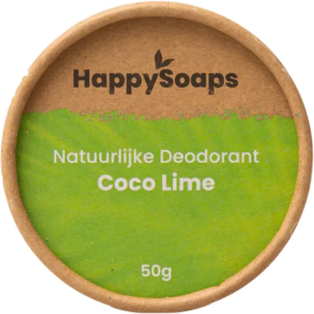 HappySoaps Natuurlijke Deodorant Kokos & Limoen 50g