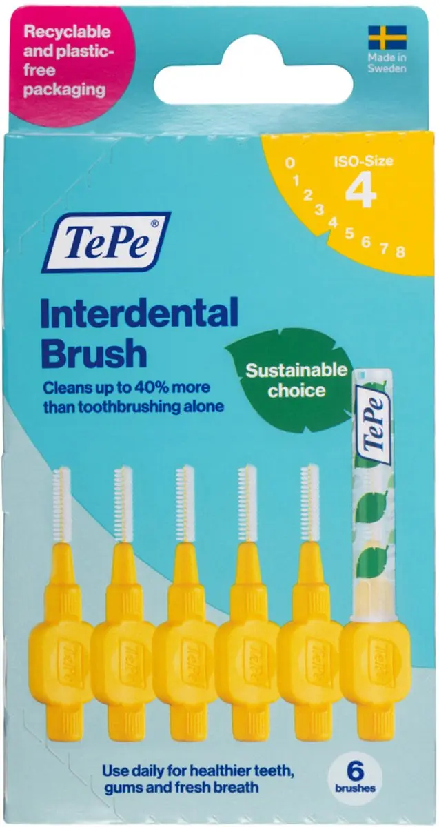 TePe Interdentale Ragers Original 0,7mm Geel - 36 Stuks