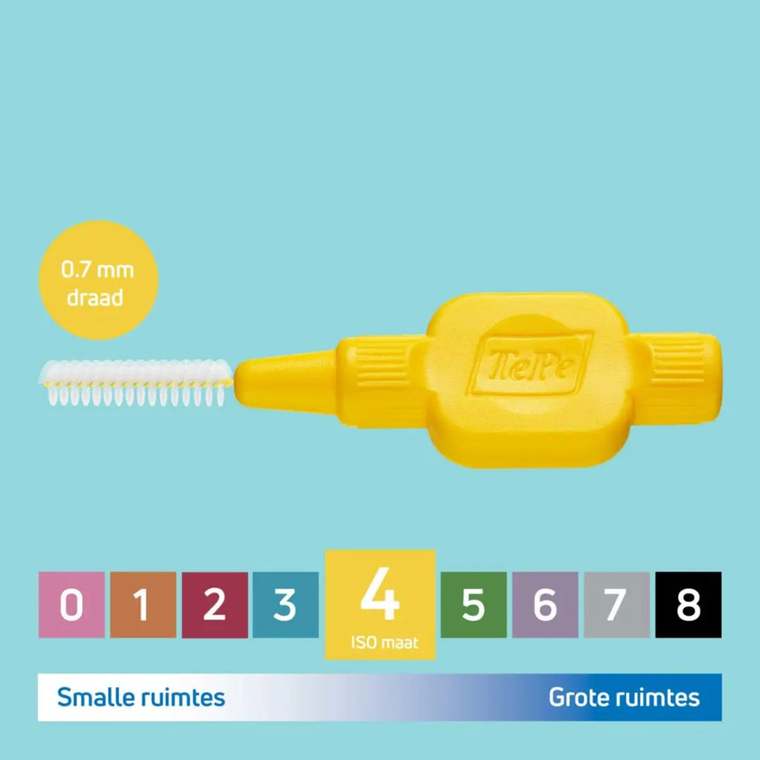 TePe Interdentale Ragers Original 0,7mm Geel - 36 Stuks