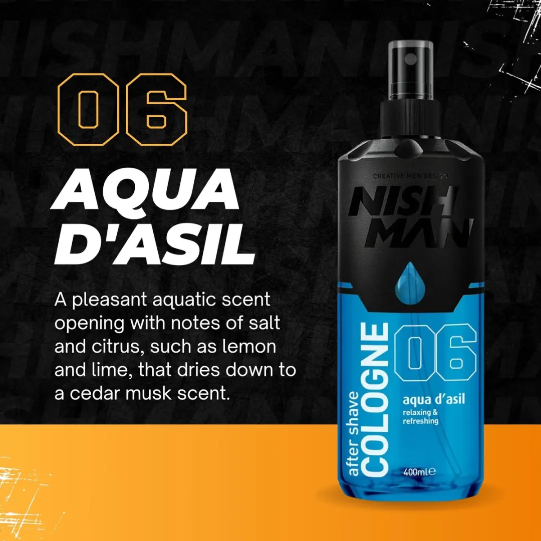 Nishman After Shave Cologne 06 Aqua D'Asil 400ml