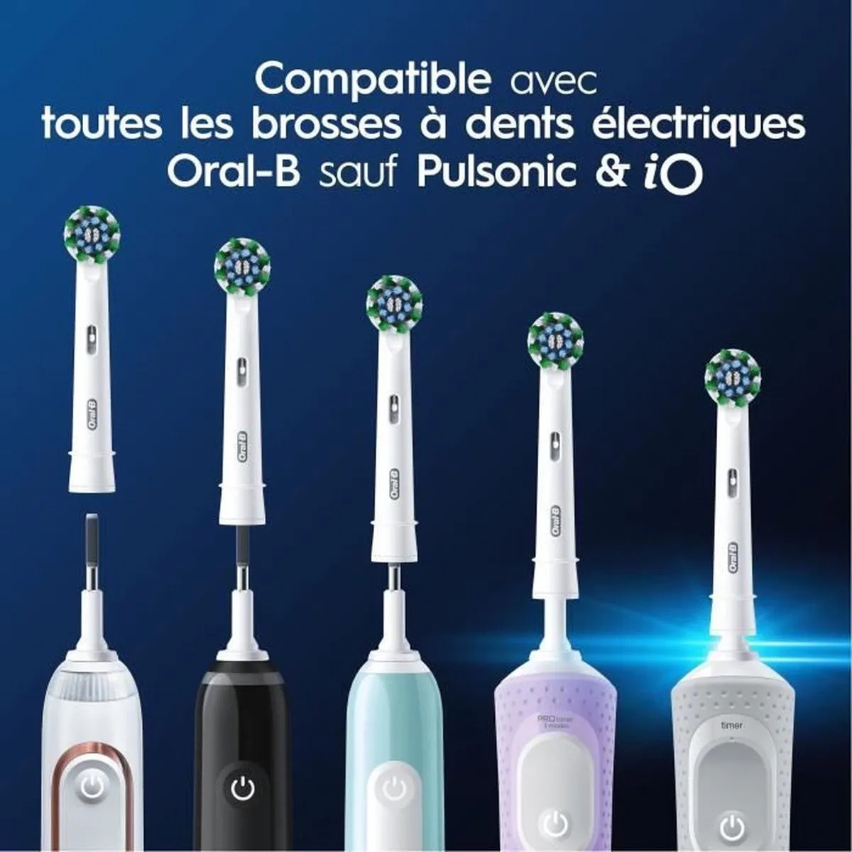 Oral-B Opzetborstel 80731325 - 6 Stuks - Wit