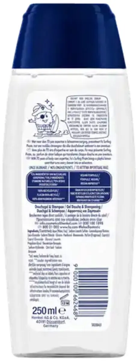 Fa Kids Douchegel & Shampoo Surfing Pirate - 20 Stuks