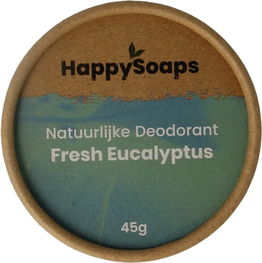 HappySoaps Natuurlijke Deodorant Fresh Eucalyptus & Lemongrass 50g - afbeelding 6 van 6