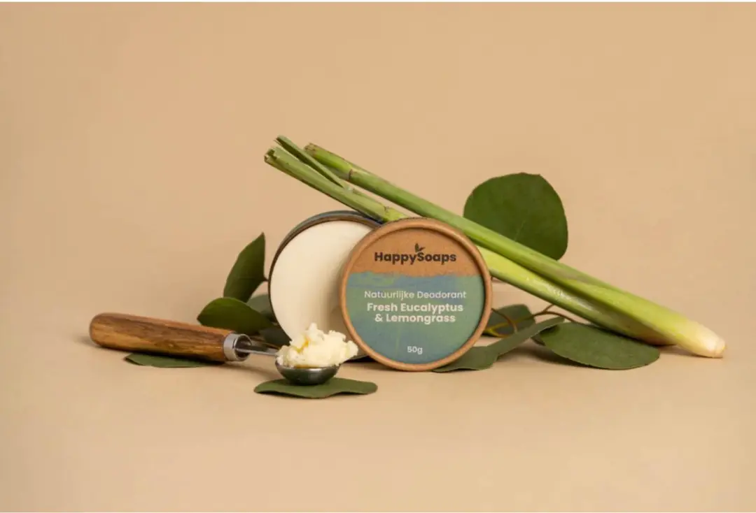 HappySoaps Natuurlijke Deodorant Fresh Eucalyptus & Lemongrass 50g