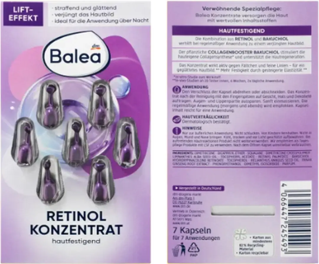 Balea Retinol Concentraat COMBI - 35g (5x7g)