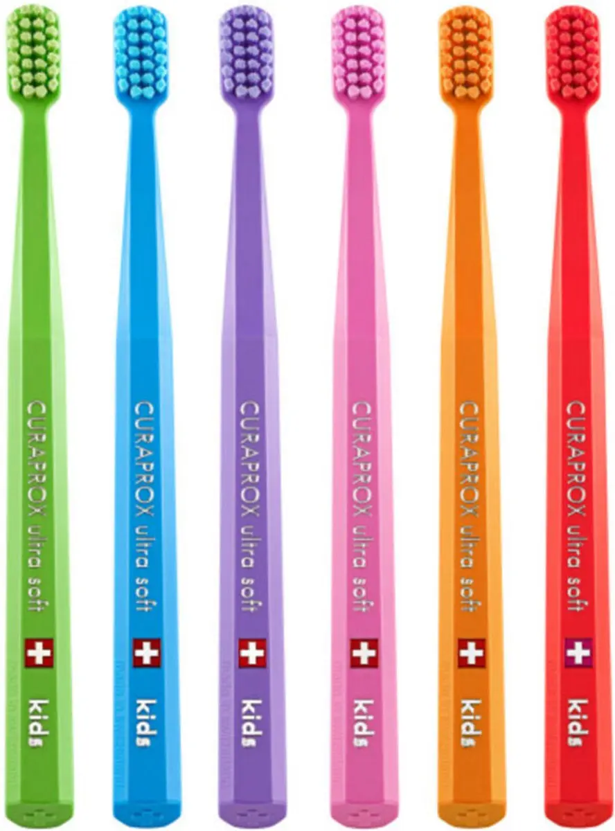 Curaprox Tandenborstel Kids - 3 Stuks Oranje