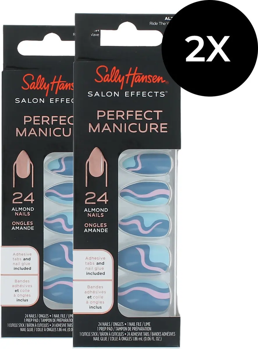 Sally Hansen Perfect Manicure 24 Nagels Ride The Wave
