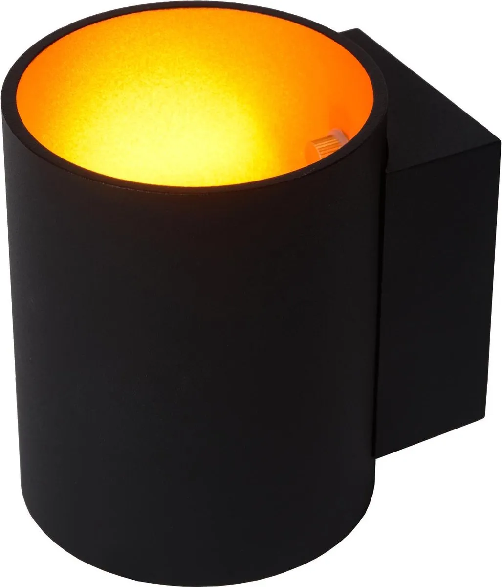 Lucide XERA Wandlamp Ø8cm - 1xG9 - Zwart
