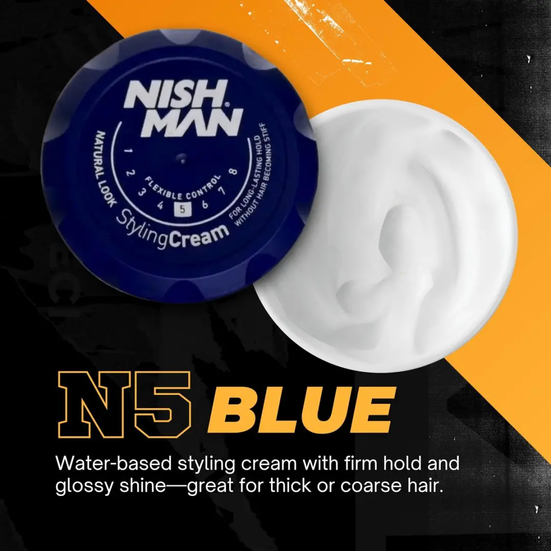 Nishman Creme Gel Styling Cream 150ml - Natuurlijke Look