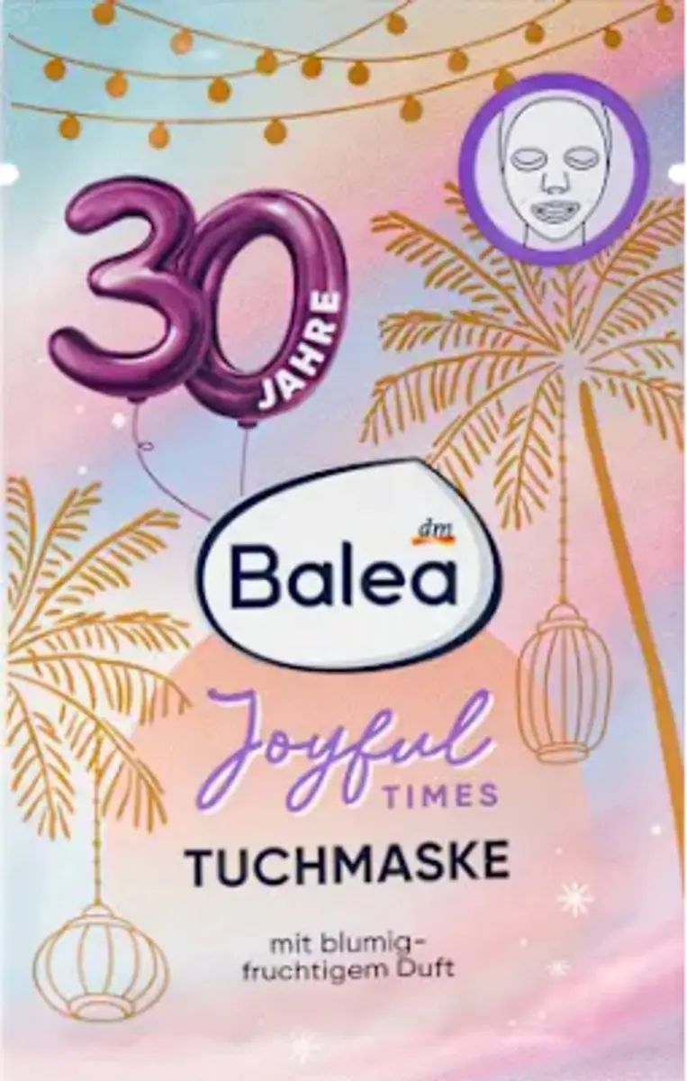 Balea Gezichtsmasker Sheet Mask Joyful Times - 20g