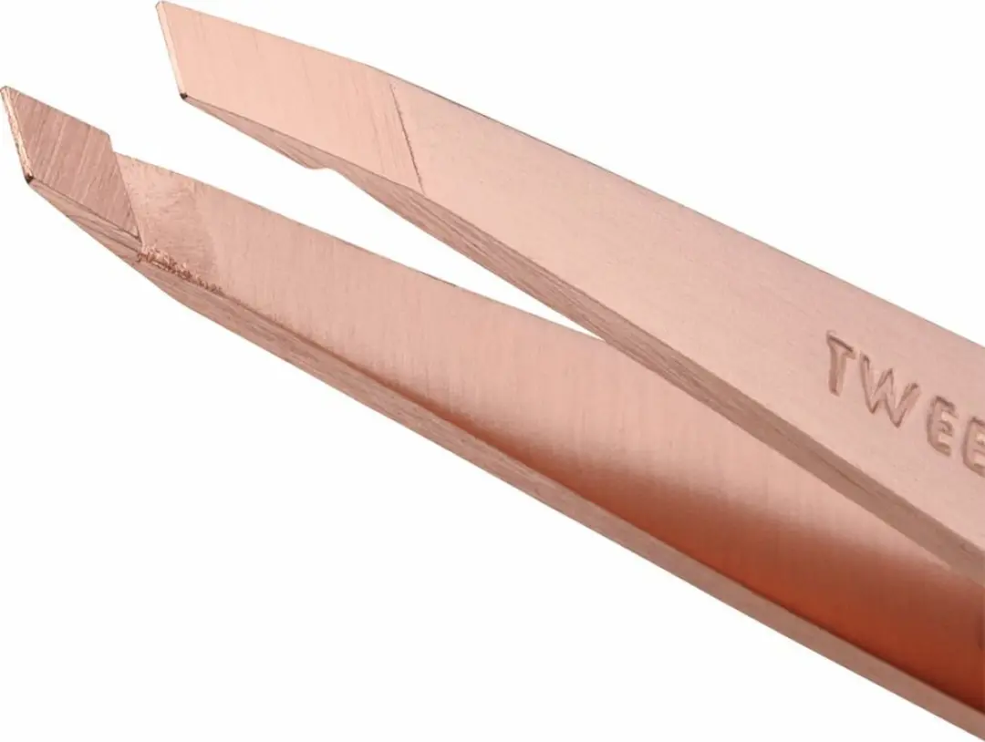 Tweezerman Studio Line Slant Pincet Rose Gold