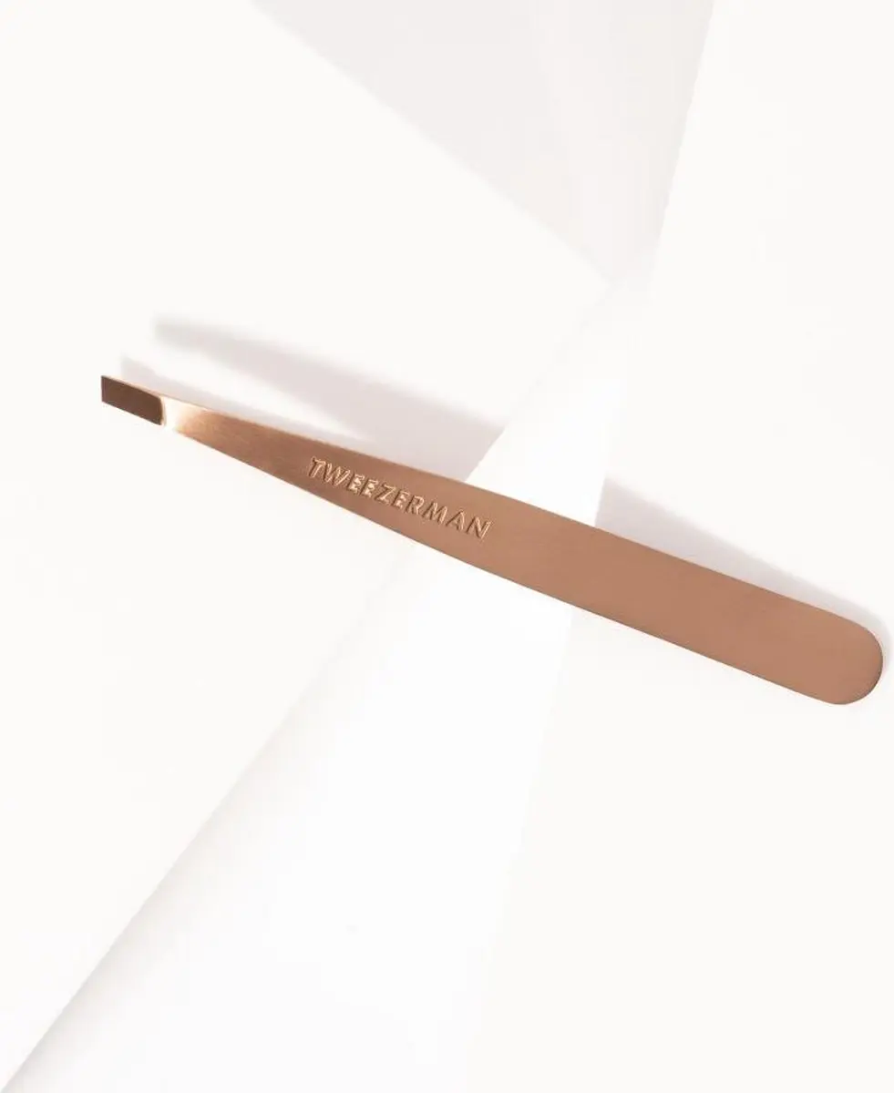 Tweezerman Studio Line Slant Pincet Rose Gold