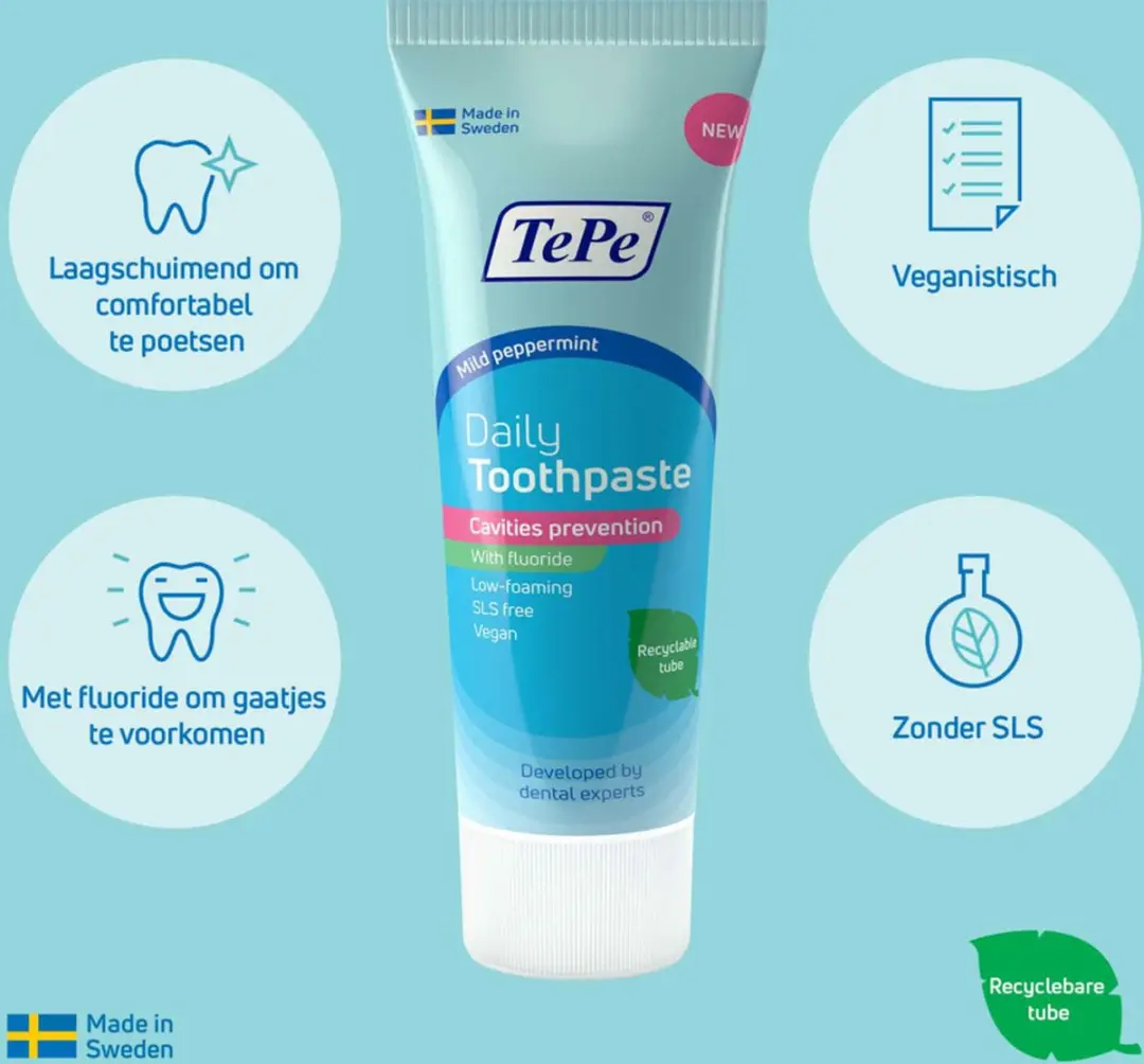 TePe Daily Tandpasta 75ml - 12 Stuks