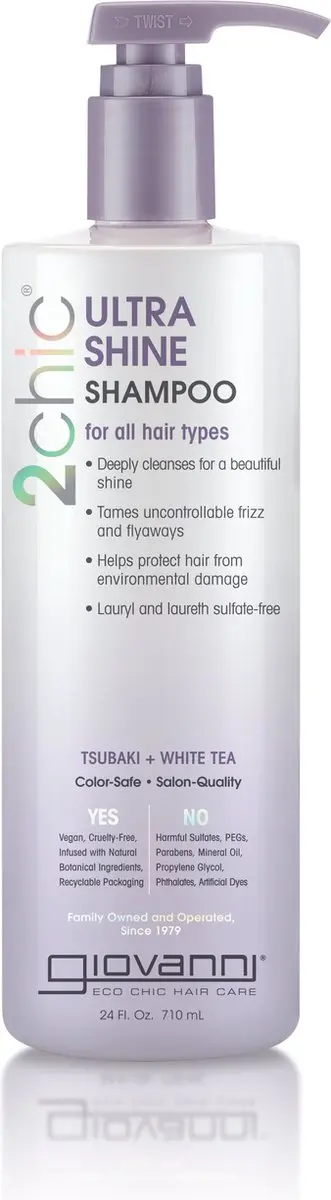Giovanni Cosmetics 2chic Ultra-Shine Shampoo Tsubaki & Witte Thee 710ml