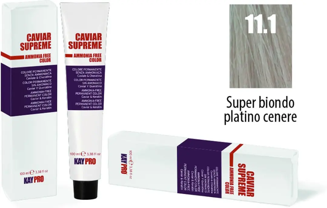 KayPro Caviar Supreme 11.1 Permanent Haarkleuring 100ml - Extra Licht Blond