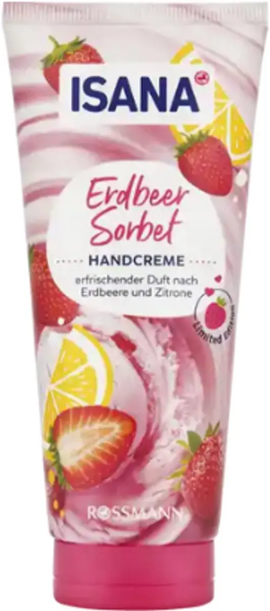 Isana Strawberry Sorbet Handcrème 100ml