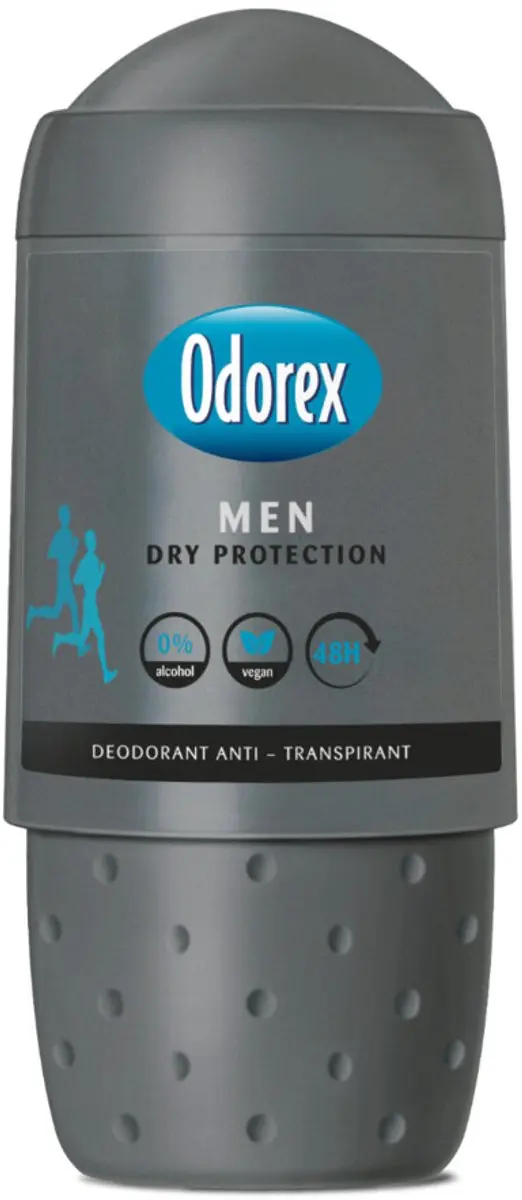 Odorex For Men Dry Protection Anti-Transpirant Roller - 6x50ml - afbeelding 6 van 6