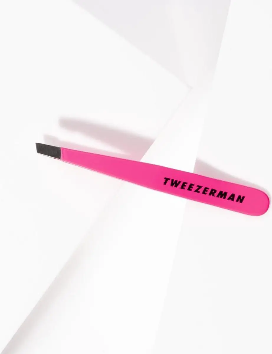 Tweezerman Mini Slant Neon Pink Epileerpincet
