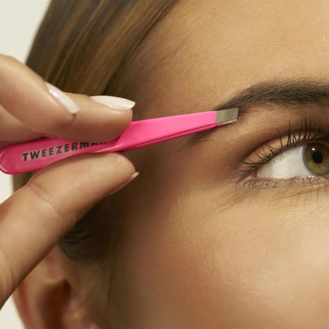 Tweezerman Mini Slant Neon Pink Epileerpincet