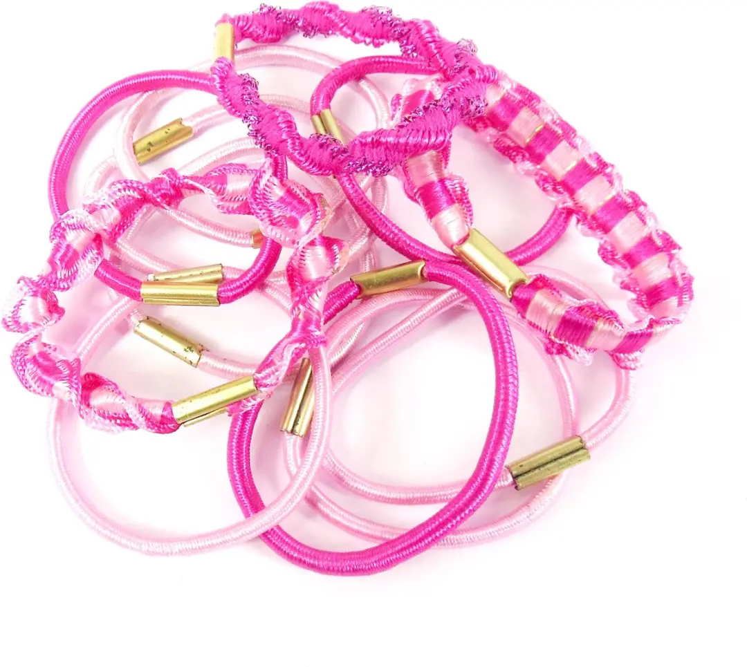 Hairmode Elastiek Roze Tinten Glans