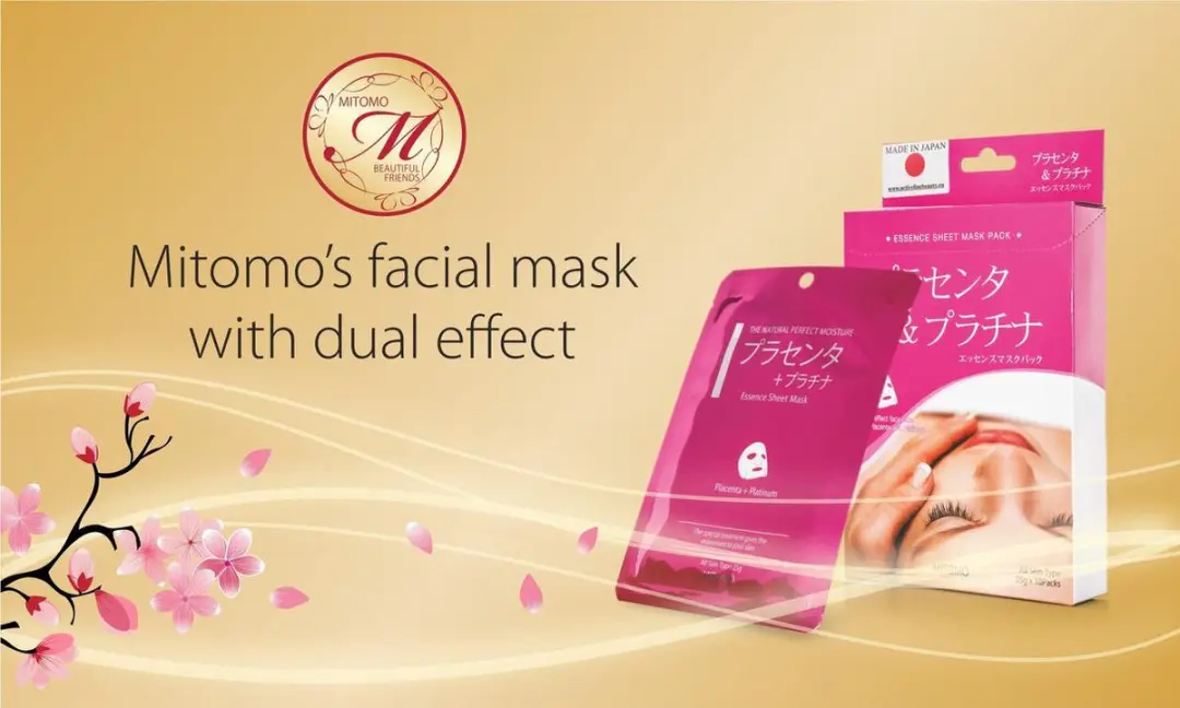 Mitomo Placenta Platinum Masker - 4 Stuks