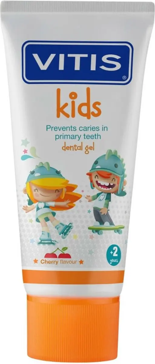 Vitis Tandpasta Kids 6m+ - 3x50ml Voordeelverpakking