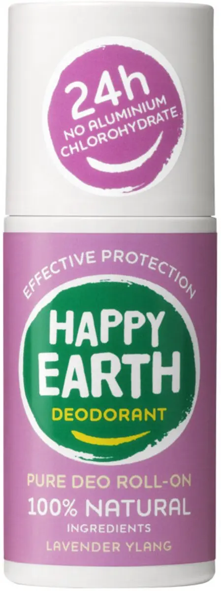 Happy Earth Deodorant Roller Lavendel Ylang