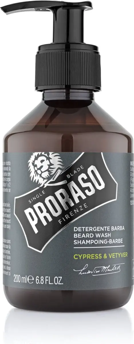 Proraso Cypress & Vetyver Beard Wash 200ml