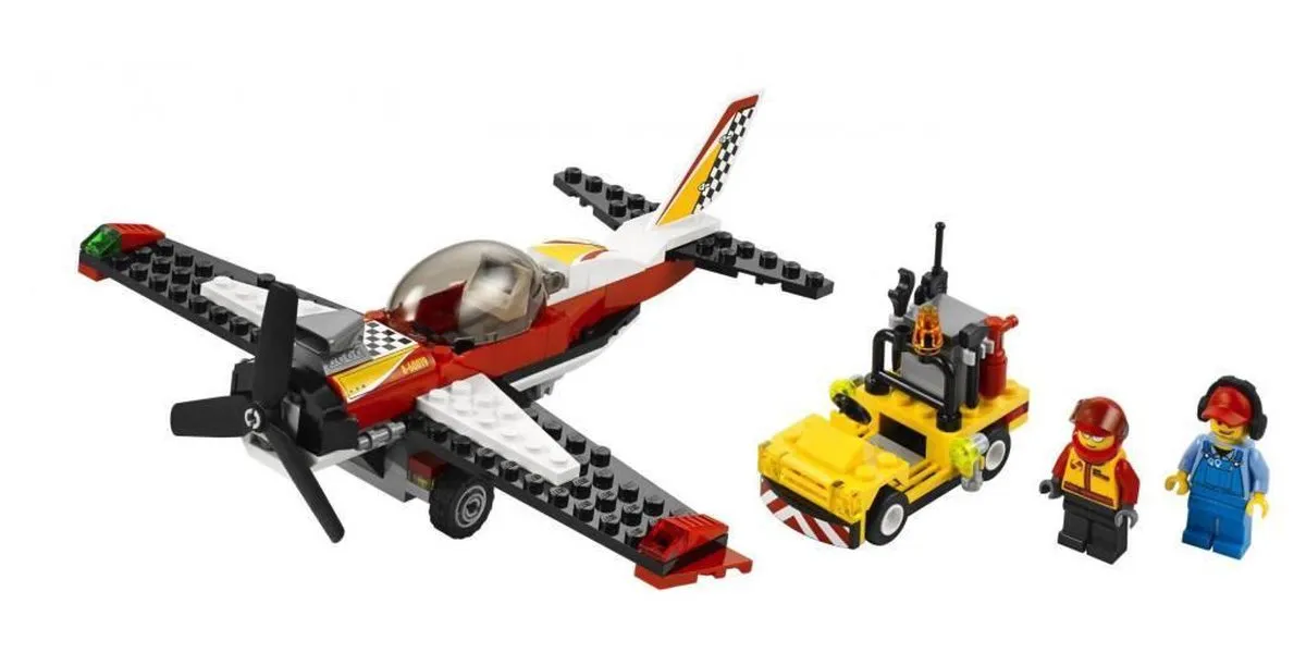 LEGO City Stuntvliegtuig 60019 - 140 Stukken - 2 Minifiguren - afbeelding 2 van 2