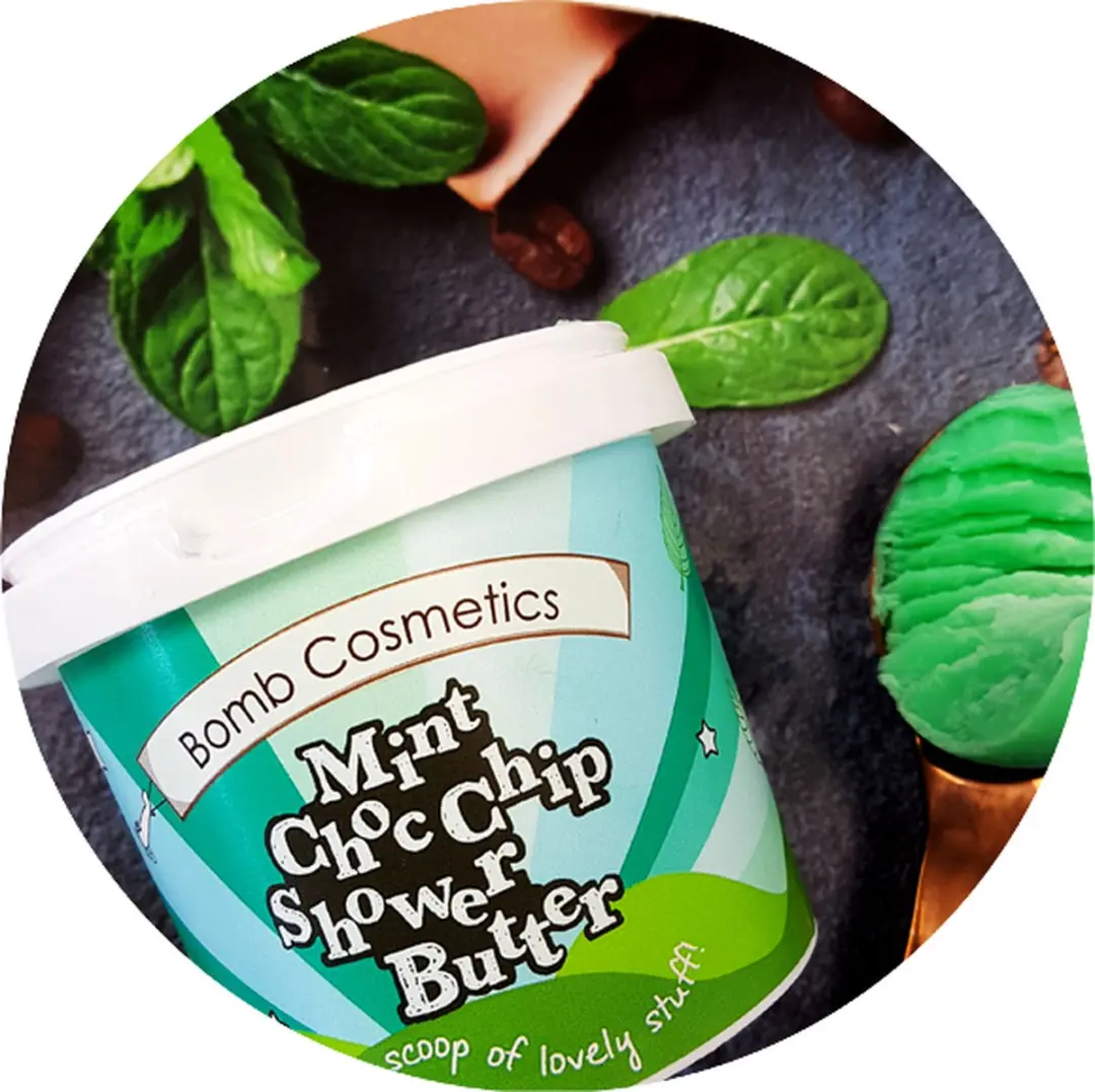 Bomb Cosmetics Mint Choc Chip Reinigende Doucheboter 365ml