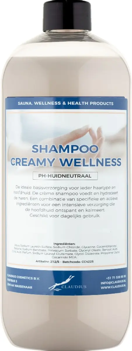 Splashbox Cosmetics Shampoo Creamy Wellness 1L
