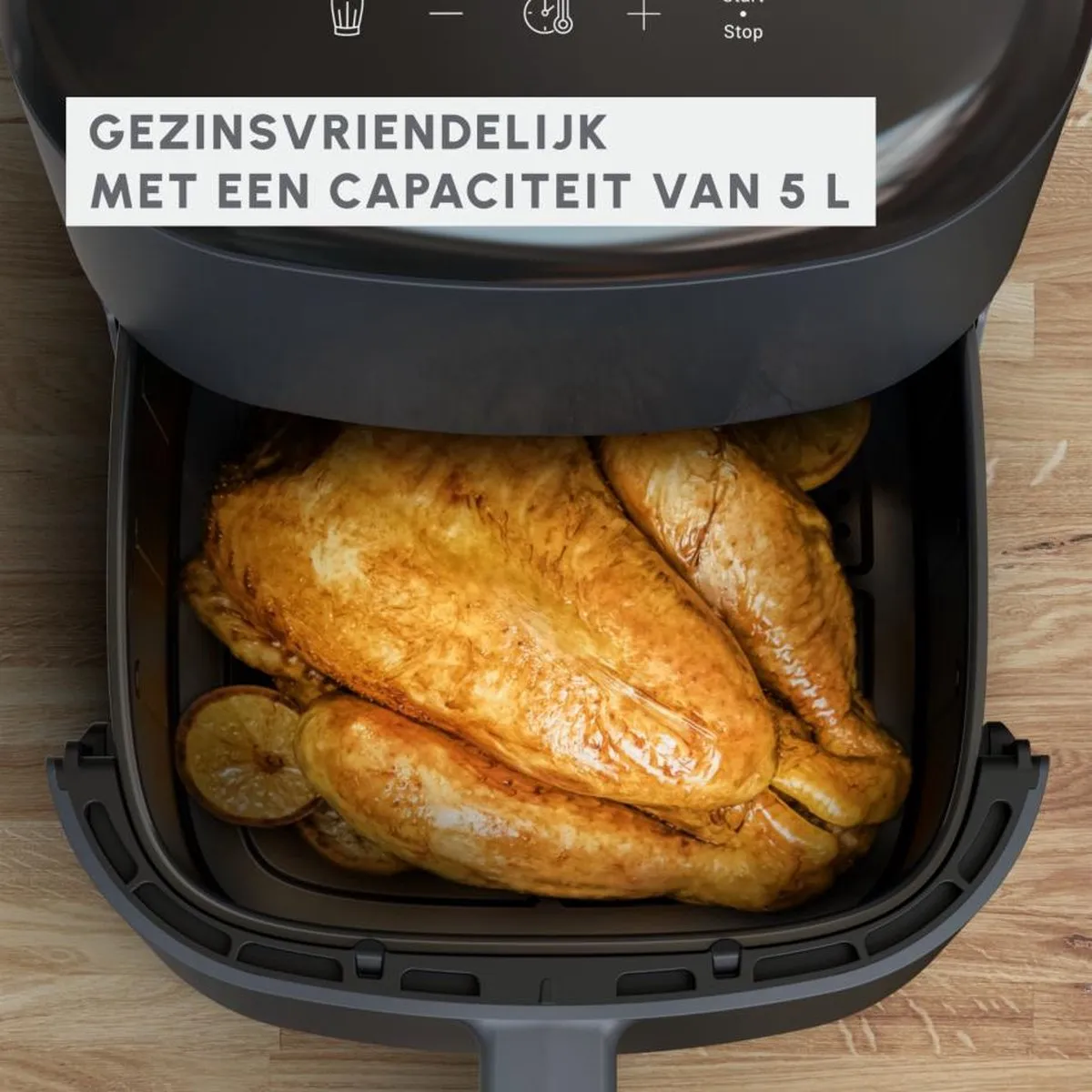 Moulinex Easy Fry EZ2458 Heteluchtfriteuse 5L - 6 Personen - Zwart - afbeelding 6 van 6