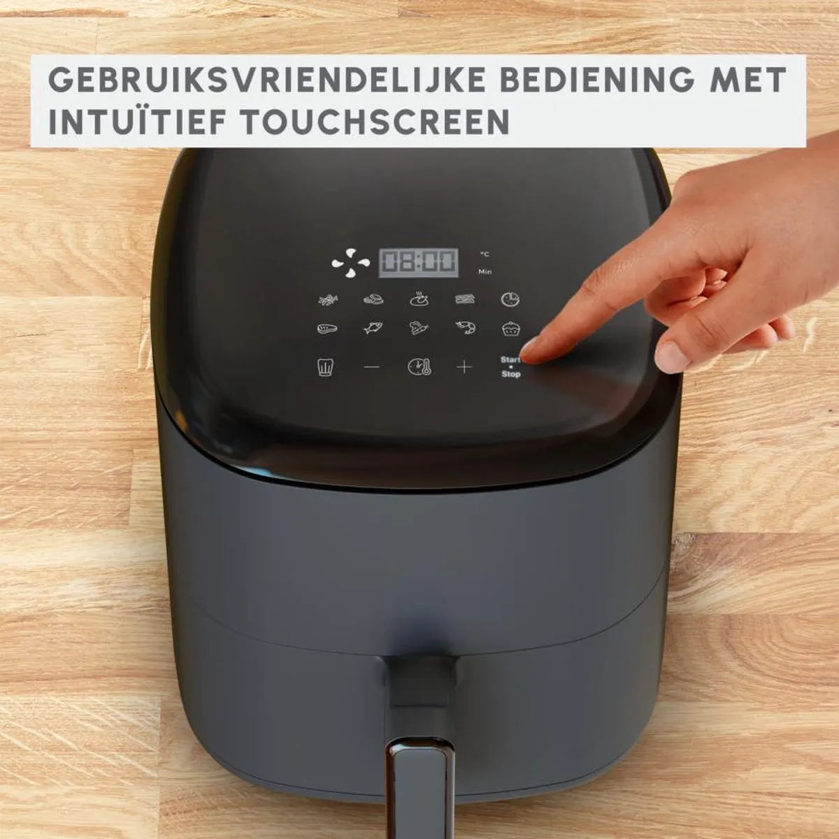 Moulinex Easy Fry EZ2458 Heteluchtfriteuse 5L - 6 Personen - Zwart