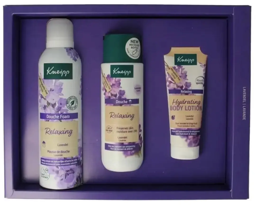 Kneipp Luxe Geschenkset Relaxing Lavendel - Douchegel & Bodylotion 475ml